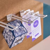 Ganchos colgantes para mercancía