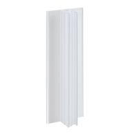 Soporte para tarjetas de, autoadhesivos 75 x 25 mm
  | en ángulo de 90º 