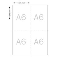 Etiquetas insertables para fundas para credenciales A6