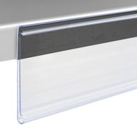 Regleta portaprecios DBR magnética con borde de agarre 100 mm