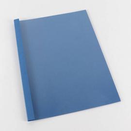 Carpetas térmicas para encuadernación A4, cartón de cuero, 30 hojas, azul | 3 mm | 250 g/m²