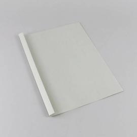 Carpetas térmicas para encuadernación A4, cartón de cuero, 40 hojas, gris | 4 mm | 250 g/m²