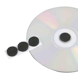 Almohadillas de espuma para CD, negro 