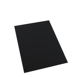 Tapas para encuadernar A4, Nobless, sin hendidura, negro / transparente