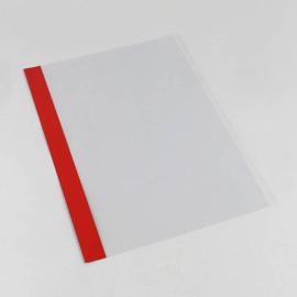 Láminas para encuadernar, SureBind Nobless con hendidura transparente|rojo