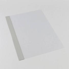Láminas para encuadernar, SureBind Nobless con hendidura gris / transparente