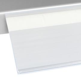 Regleta portaprecios DBR, autoadhesivo 52 mm | 1000 mm | transparente