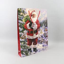 Bolsas para regalo, Papa Noel, 36 x 49 x 8,5 cm, de colores 
