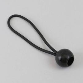 Tensores elásticos con bola, 150 mm, negro 