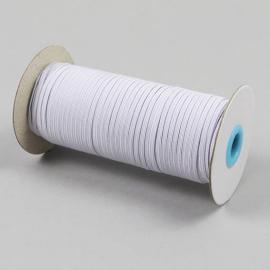 Gomas elásticas de cierre en rollo, 3 mm, blanco (rollo de 120 m) 