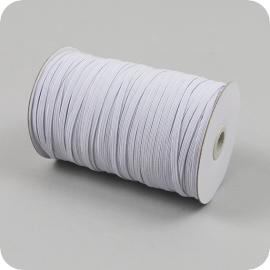 Gomas elásticas de cierre en rollo, 5 mm, blanco (rollo de 180 m) 