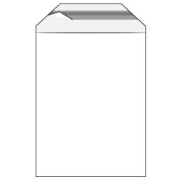 Bolsas con solapa, resellables, lámina de PE, transparentes 225 x 310 mm | 70 µm