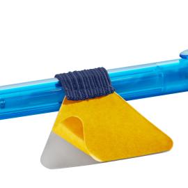 Soporte para lápices con sujeción elástica, autoadhesivos, azul marino 