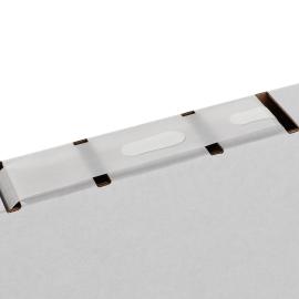 Tiras adhesivas de silicona, 10 x 30 mm, removibles (caja con 1.000 unidades) 