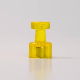Pins magnéticos, ø = 10 mm, en paquetes de 10 unidades amarillo