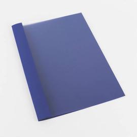 Carpeta para encuadernación con ojales A4, cartón de lino, 25 hojas, azul | 2 mm