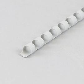 Espirales para encuadernar de plástico A4, redondo 8 mm | gris