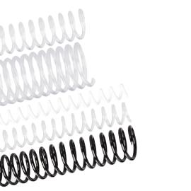 Espirales de plástico, A5, 4:1 Teilung 