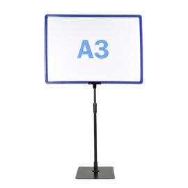 Marcos para poster con base y soporte (set) A3 | azul