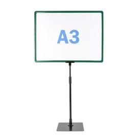 Marcos para poster con base y soporte (set) A3 | verde