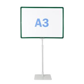 Marcos para poster con base y soporte (set) A3 | verde