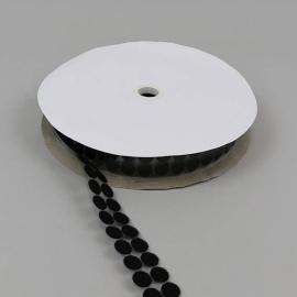 Puntos de sujeción por contacto en rollo, bucle | 16 mm | negro