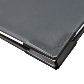 Esquinas para libros PS 30, 30 x 30 mm, lacado en negro 
