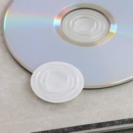 Soporte para CD - Clips para CD, 35 mm, transparente 
