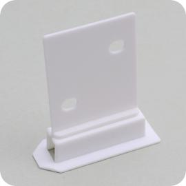 Soporte base para repisas de cartón ondulado, 2 piezas, blanco 