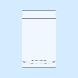 Bolsas resellables para alimentos, composición de OPP, PP 110 x 185 mm