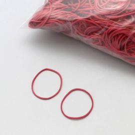 Gomas elásticas multiusos, rojas 30 mm | 1 mm