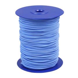 Gomas elásticas de cierre en rollo, 2,2 mm, azul claro (L044) (rollo de 100 m) 