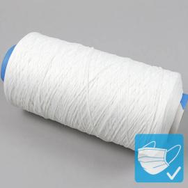 Gomas elásticas de cierre en rollo, 3 mm, extra suave, blanco (rollo con 1000 m) 