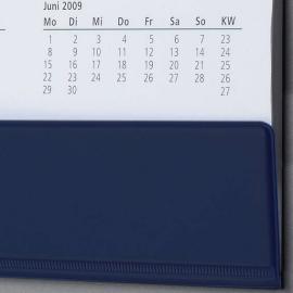 Bordes protectores para calendarios de escritorio, reforzados con cartón, azul marino 