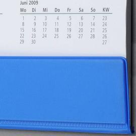 Bordes protectores para calendarios de escritorio, reforzados con cartón, azul 