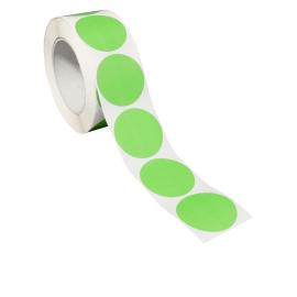Puntos de marcado, papel verde claro | 50 mm