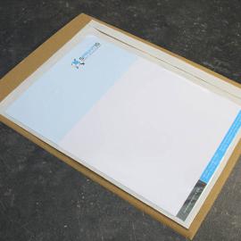 Sobres para albaranes, sin estampar, lámina de PE, transparentes A4 | lado ancho