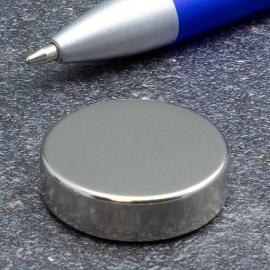 Imanes de neodimio con forma de disco, 25 mm x 7 mm, N42 
