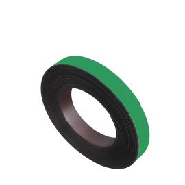 Banda magnética de color, anisótropa (rollo con 10 m) 20 mm | verde