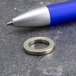 Imanes con forma de anillo de neodimio, niquelados 15 mm | 10 mm