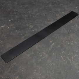 Banda de acero con espuma de PE, autoadhesivos, 50 x 500 mm, acero, negro 