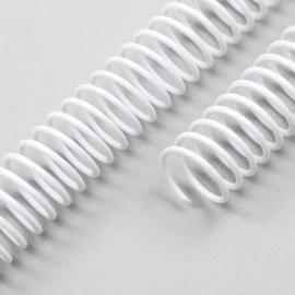 Espirales de plástico, A4, 4:1 Teilung 10 mm | blanco