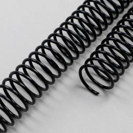 Espirales de plástico, A4, 4:1 Teilung 20 mm | negro