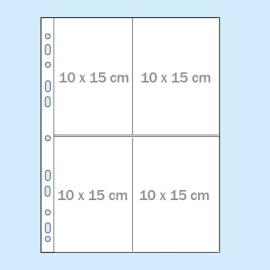 Fundas de clasificación A4, para 8 postales de 10 x 15 cm en formato vertical 