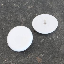 Chinchetas para tablones, ø = 30 mm, blanco 