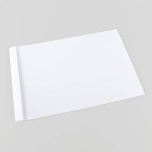 Carpetas térmicas para encuadernación A4 horizontal, cartón, máx. 30 hojas, blanco 3 mm
