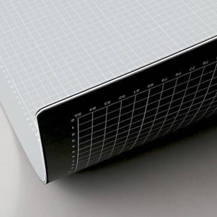 Almohadilla de corte, A1, 90 x 60 cm superficie autocurativa, cuadrícula gris|negro