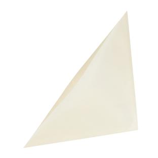 Sobres triangulares, autoadhesivo, papel 100 x 100 mm | transparente