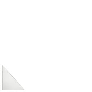 Sobres triangulares, autoadhesivos, lámina, transparentes 32 x 32 mm