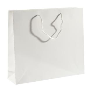 Bolsas para regalo, 40 x 35 x 10 cm, blanco brillante 